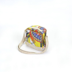 黃色太陽月亮 / 迷你野餐包斜背包袋子 /Mini Picnic Bag 第2張的照片