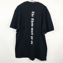 Show must go on 5.6オンス Tシャツ 半袖 黒白 4枚目の画像