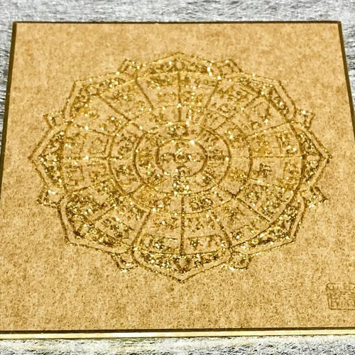 幸運を引き寄せる『黄金の龍体文字フトマニ図』高波動アート