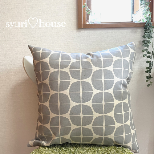 幾何学模様のクッションカバー おしゃれ 北欧 クッション・クッション