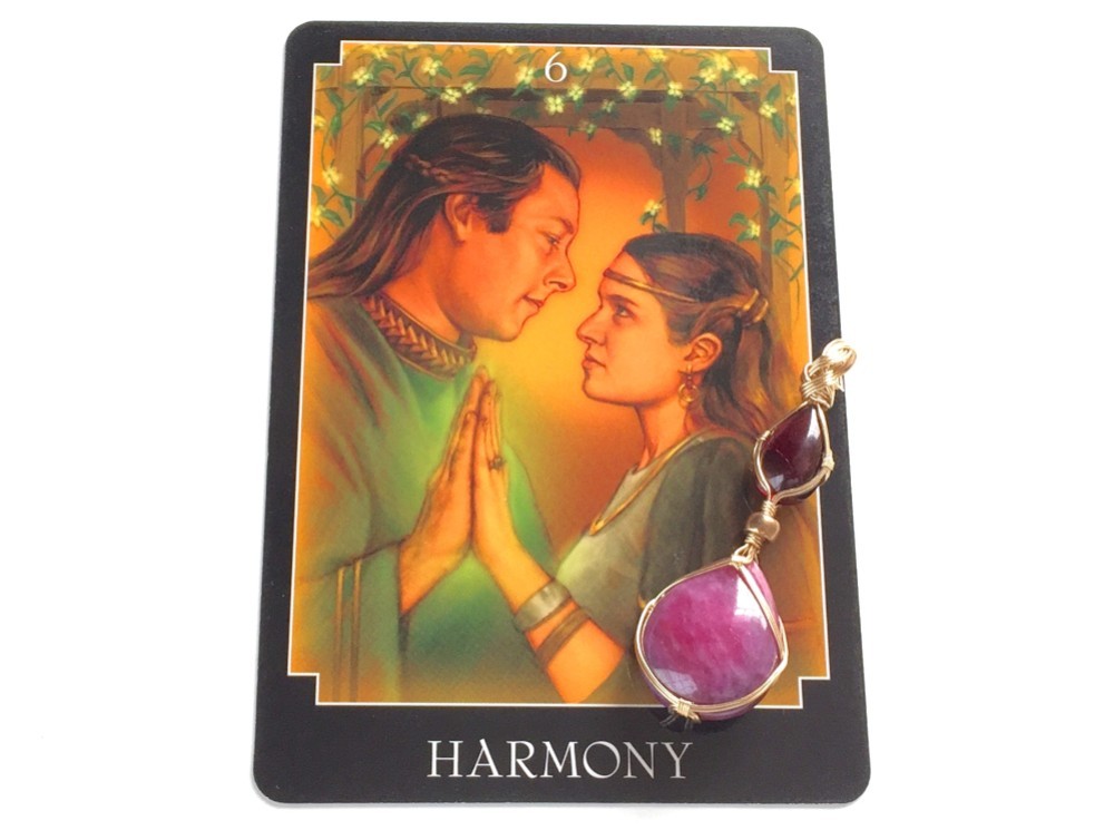 【オーダー】天然石ワイヤーアートジュエリー制作【ダブル】