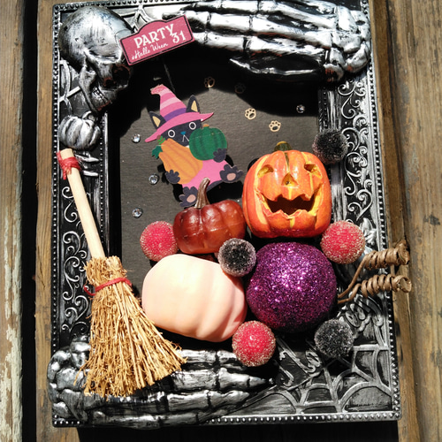 ハロウィンウッドプレート飾り　秋飾りプレート飾り　桜プレート飾り　3点 ハロウィンウッドプレート飾り 秋飾りプレート飾り 桜プレート飾り 3点