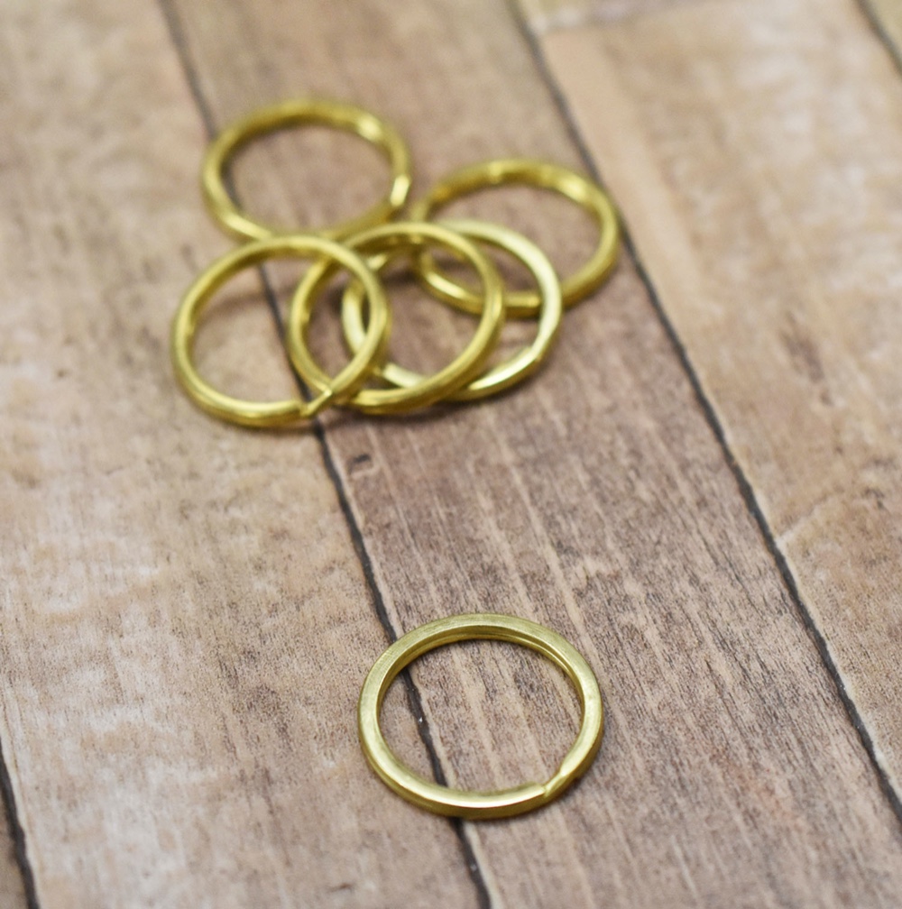 ハンドメイド　リングセット　18kgc 真鍮 真鍮 ハンドメイド　リングセット　18kgc
