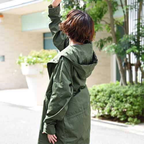 M-51 モッズコート用フード タグ緑 M-51 モッズコート用フード