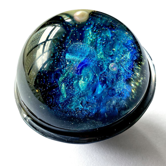 宇宙玉レジン惑星 レジンピアス | GS SHOP