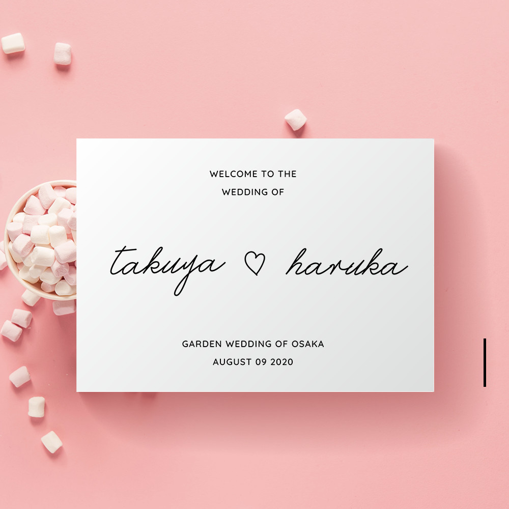 アトリエ09製作 完全オーダーメイドウェルカムボード承ります