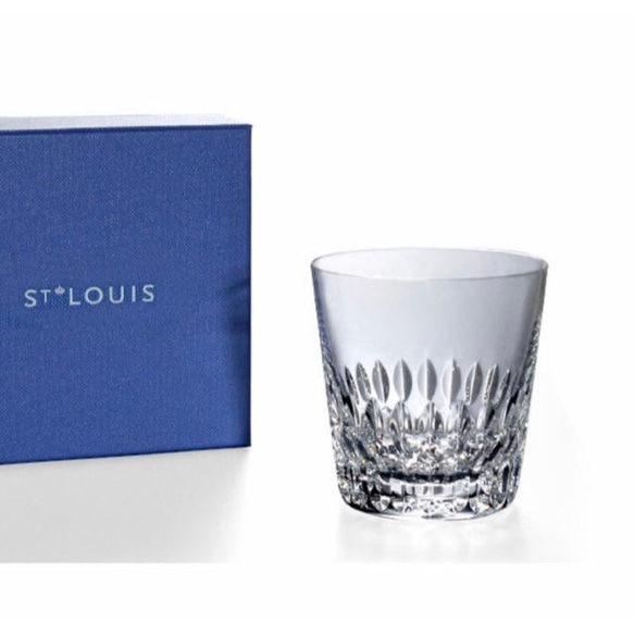 SAINT•LOUIS(サン・ルイ)オールドファッショングラス／ブルー ST LOUIS サンルイオールドファッショングラス6個セット