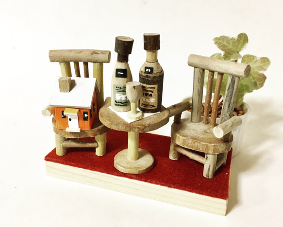 mini TABLE・CHAIR・HOUSE & BOTTLE 1枚目の画像