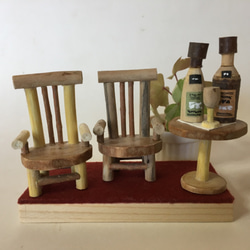 mini TABLE・CHAIR・HOUSE & BOTTLE 2枚目の画像