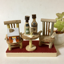 mini TABLE・CHAIR・HOUSE & BOTTLE 4枚目の画像