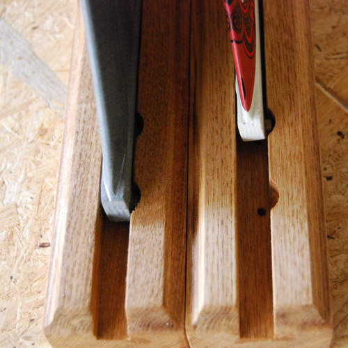 タモ》お洒落なシングルフィンスタンド 壁掛けラック・ウォール  