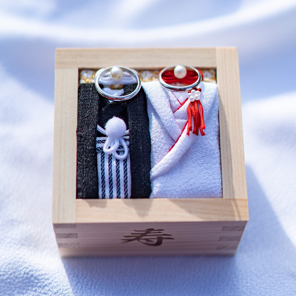 和婚にぴったり】和装リングピロー｜名入れや日付入れも可能！一生の