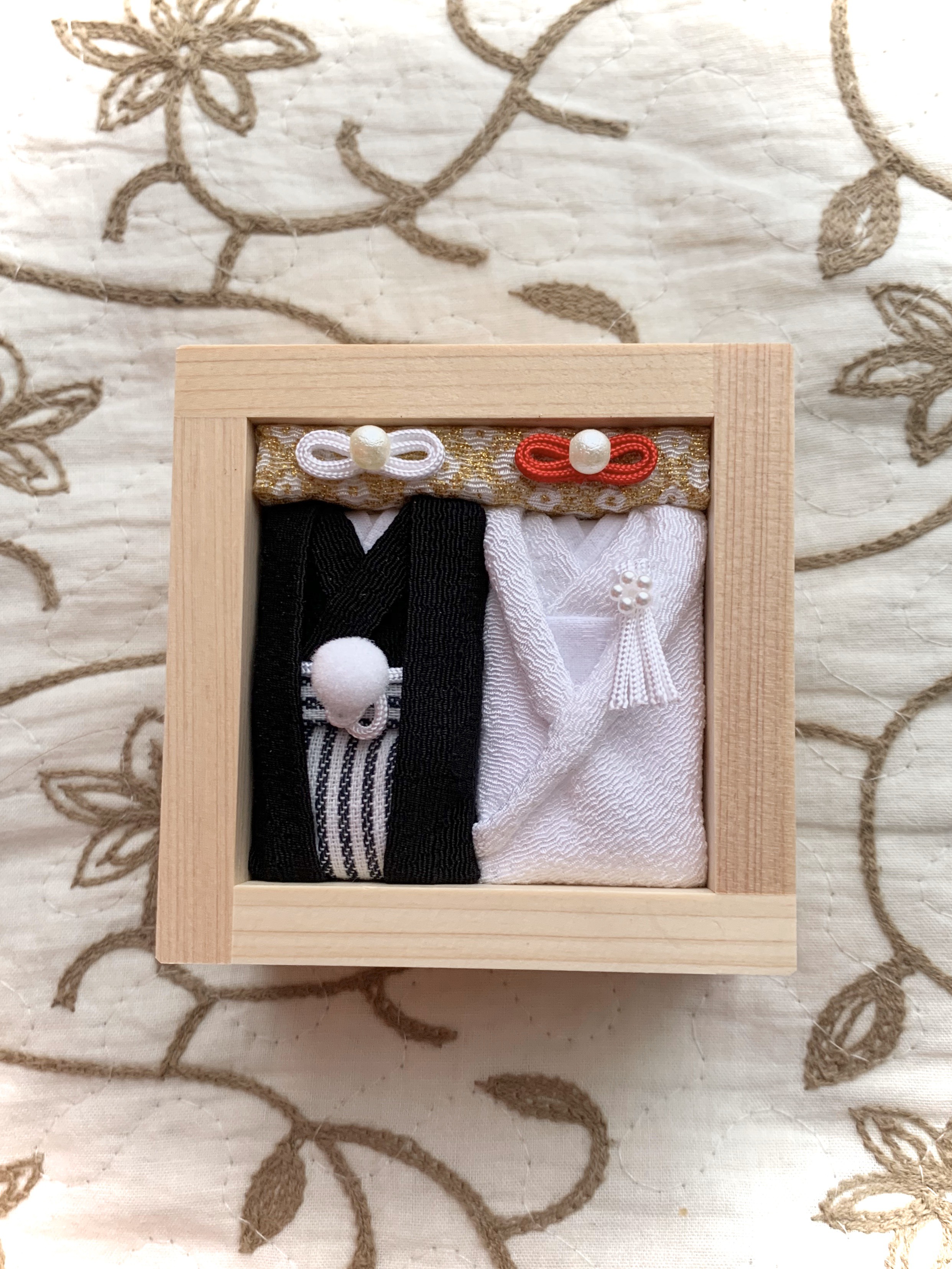 【和婚にぴったり】和装リングピロー｜名入れや日付入れも可能！一生の記念に