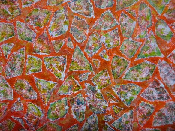 油絵・アクリル　Ｆ３・縦２７３ｍｍ　横２２０ｍｍ　オレンジ 4枚目の画像