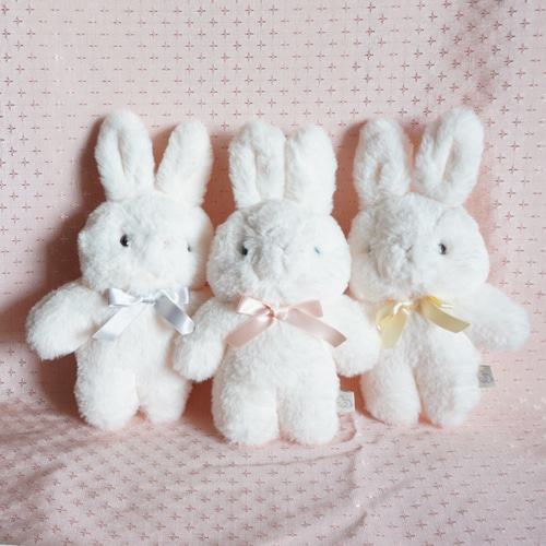雲の妖精うさぎちゃんぬいぐるみ(ペールブルー) ぬいぐるみ k.daisy