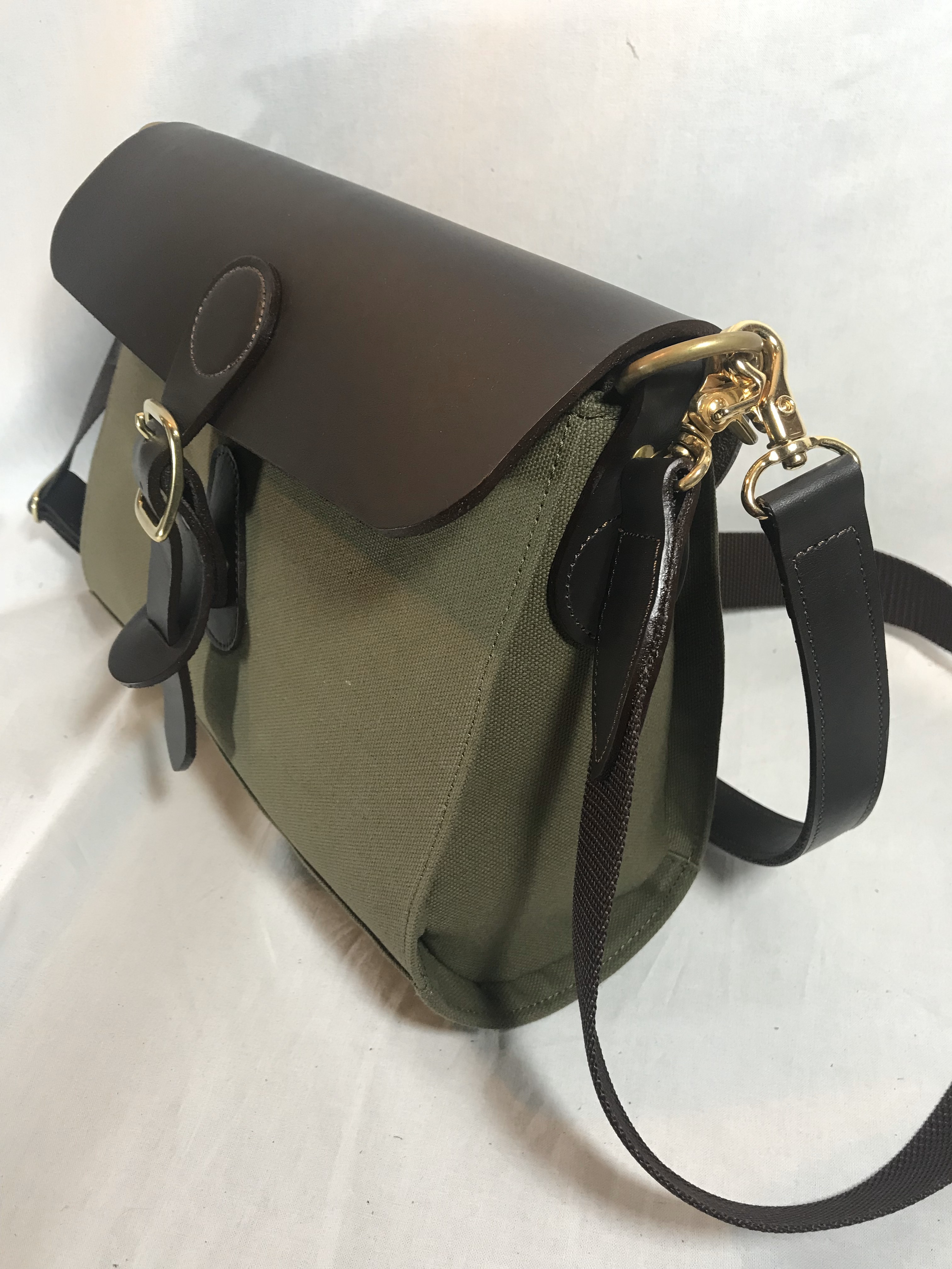 国内産8号帆布xレザー standard ショルダーバッグ