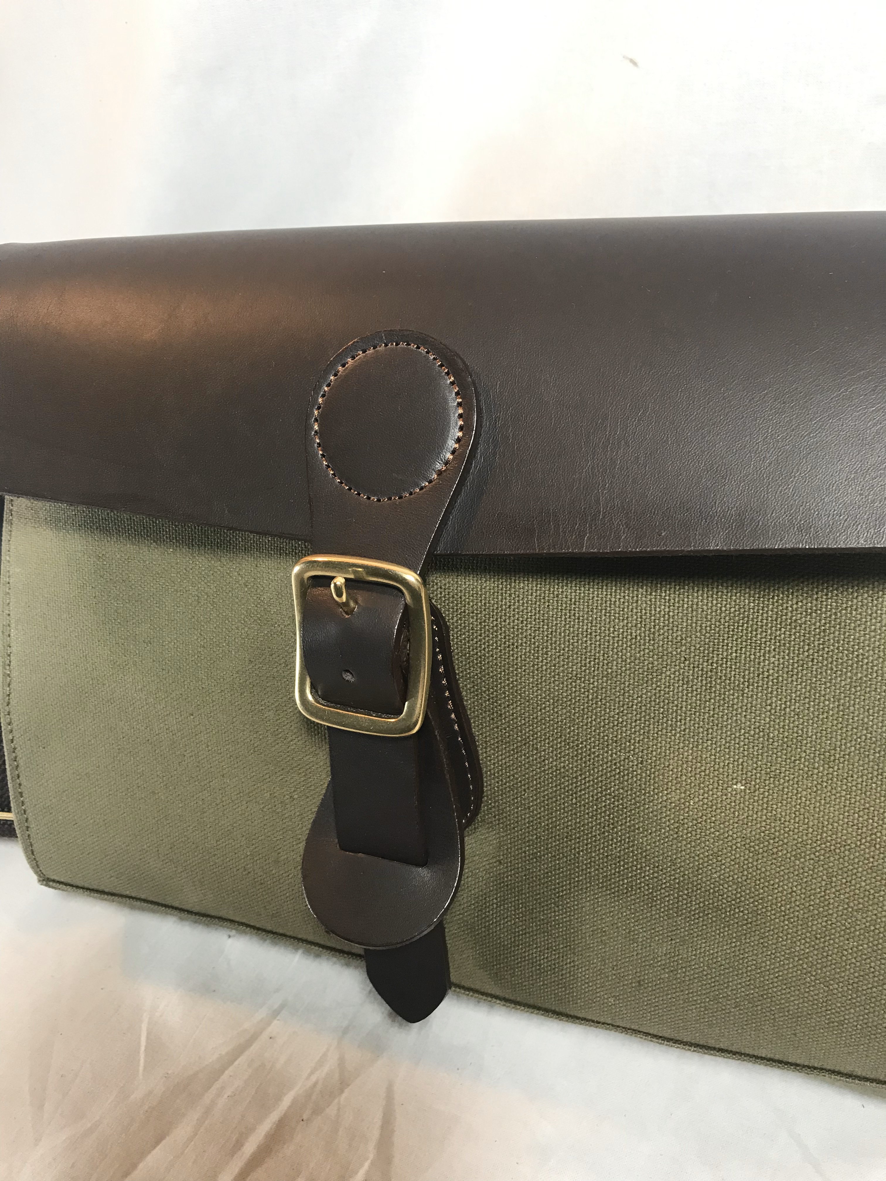 国内産8号帆布xレザー standard ショルダーバッグ