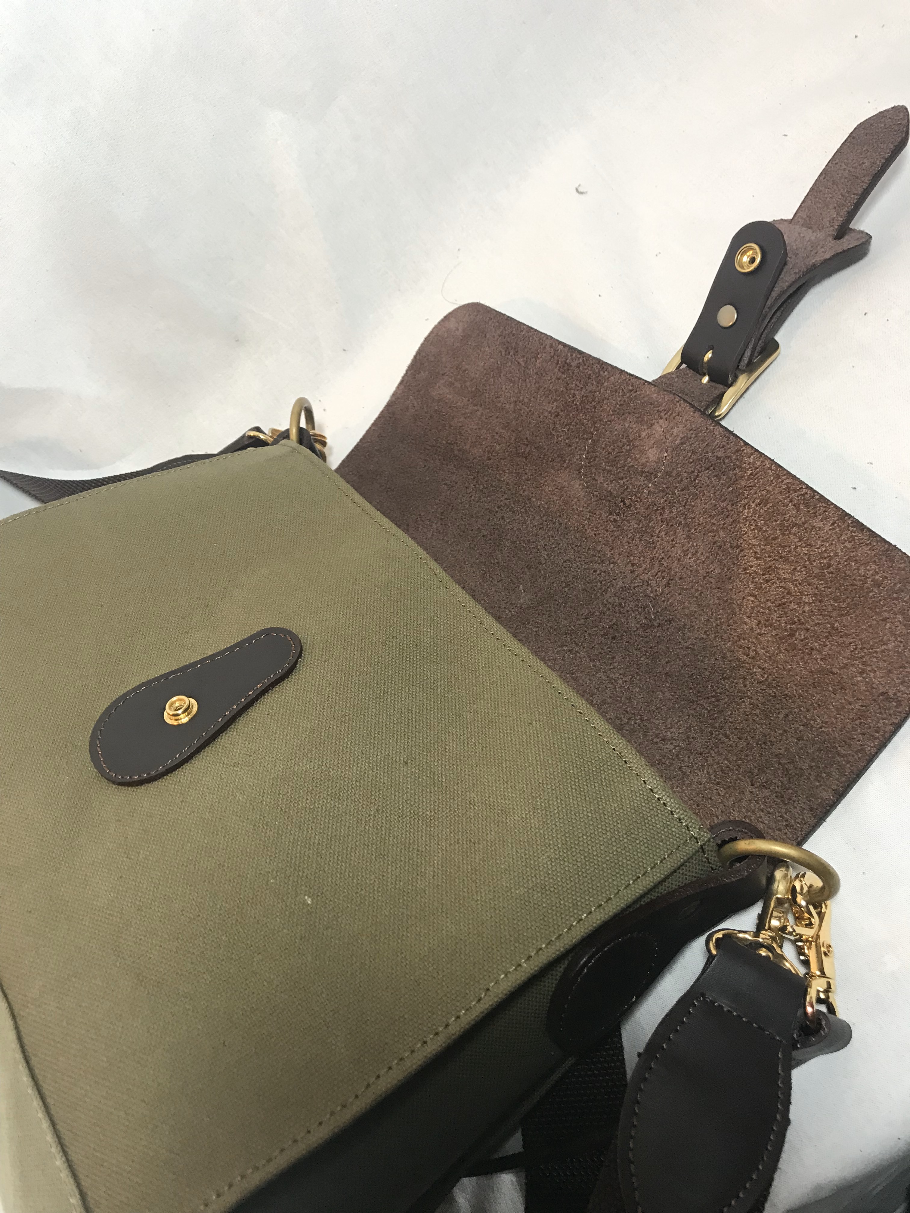 国内産8号帆布xレザー standard ショルダーバッグ