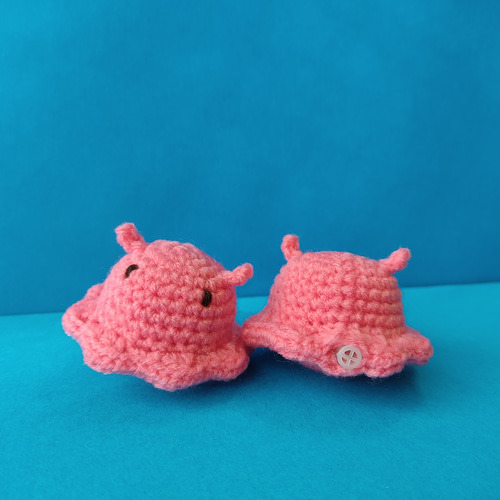 メンダコ（鳴きます）キュッ!キュッ! あみぐるみ あみものくらぶ