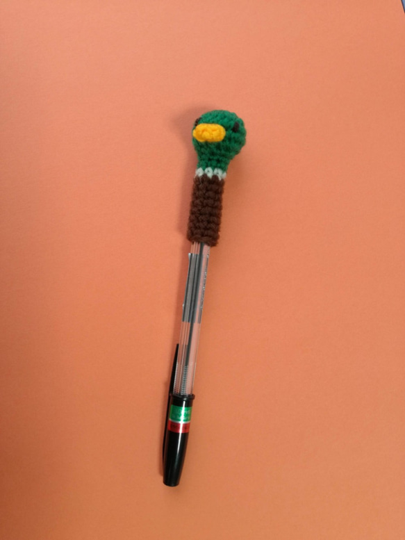 事務用ボールペンを可愛くする　カモ 5枚目の画像