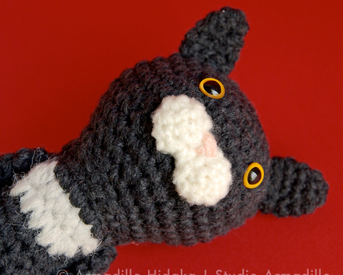 くろねこ 編み図：あみぐるみ あみぐるみ dillo 通販 248936｜Creema