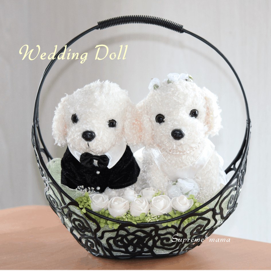 プリザーブドフラワー ソラフラワー ローズ ウェディング ぬいぐるみ ウェルカム 結婚お祝い