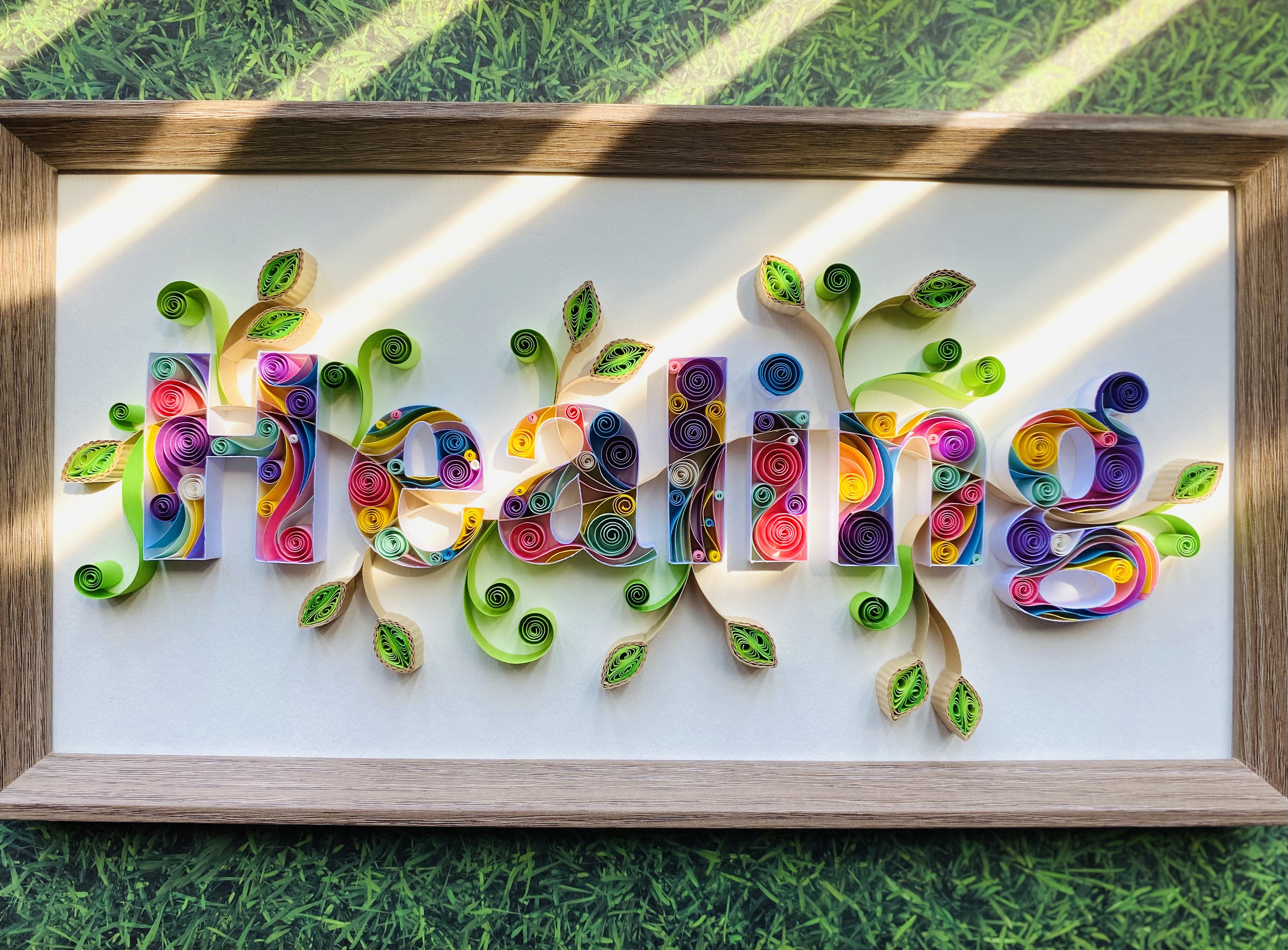 アロマストーン＊ペーパークイリング《ウェディングフレーム