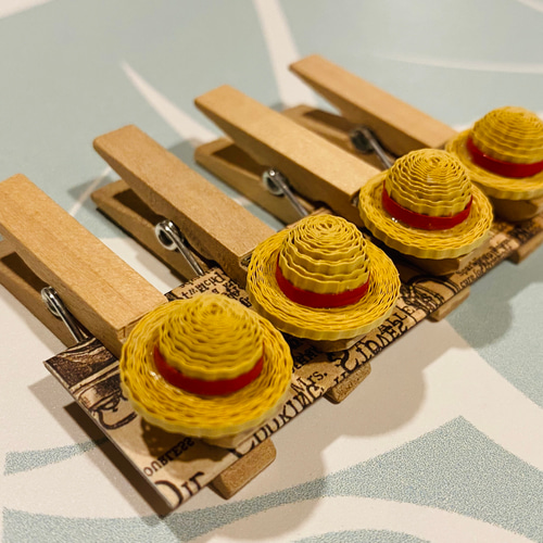 ミニチュア麦わら帽子　ストラップ ミニチュア麦わら帽子ストラップ