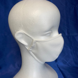 夏用マスク　UVカット　スッキリ立体マスク　ホワイト4枚セット　《 夏マスク 》《 小顔効果 》《 発送5日以内 》 2枚目の画像