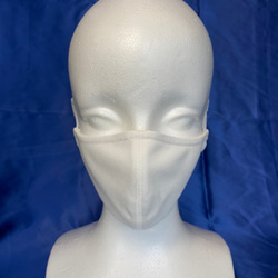 夏用マスク　UVカット　スッキリ立体マスク　ホワイト4枚セット　《 夏マスク 》《 小顔効果 》《 発送5日以内 》 3枚目の画像