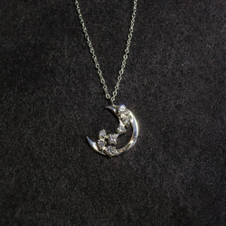 Sally　三日月ペンダント　星リングセット Sally 三日月ペンダント 星リングセット Sally 三日月ペンダント 星