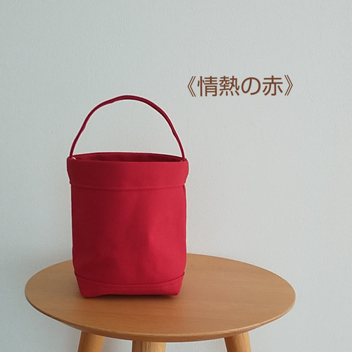 情熱の赤》小さいバッグ トートバッグ lagom 通販｜Creema(クリーマ 