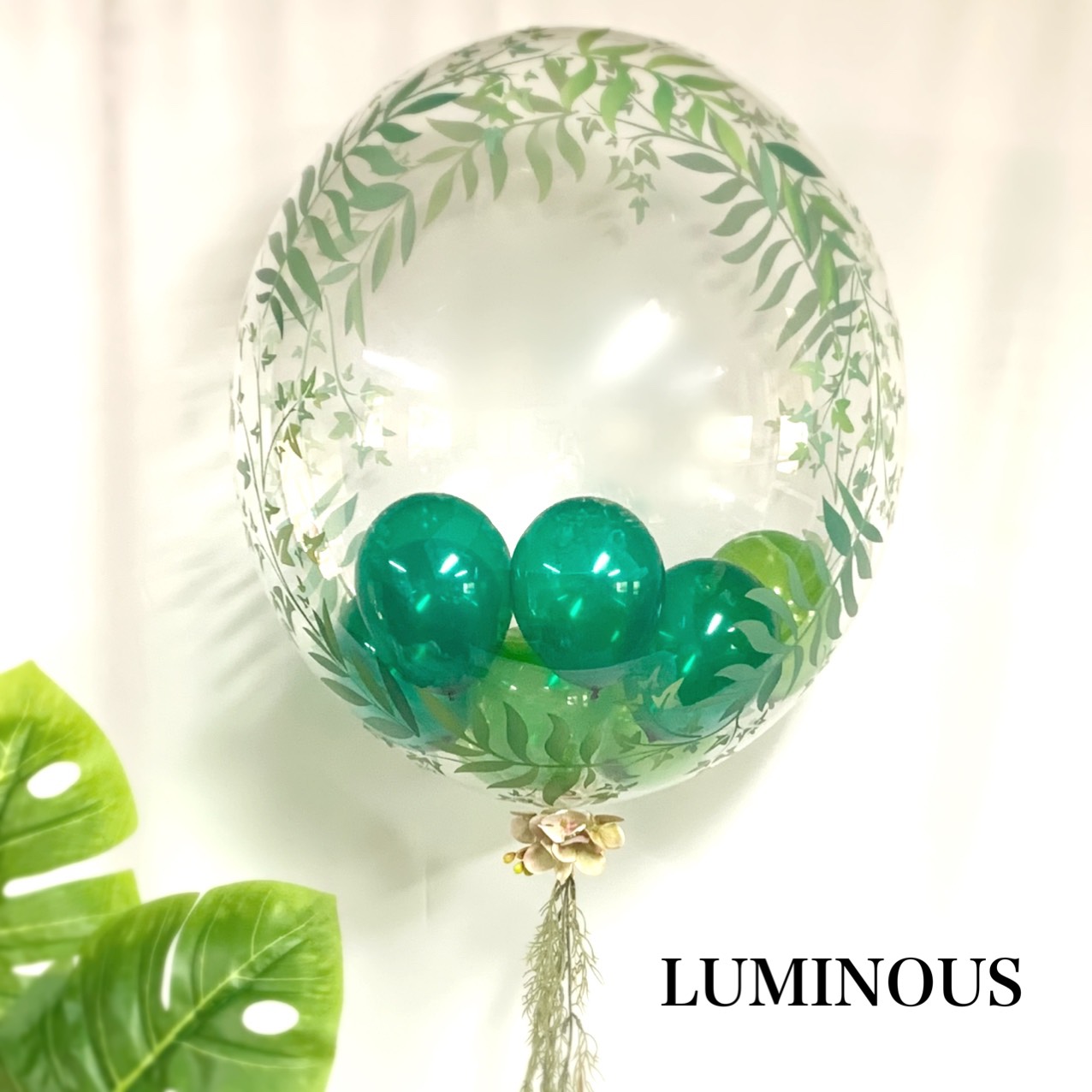 ナチュラル系　バブルバルーン　ウエディング　周年