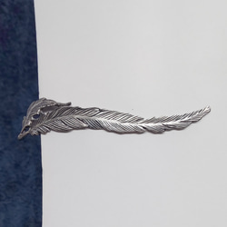 二枚羽　silver925のネクタイピン 2枚目の画像