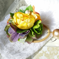mini rose series5collar(yellow&orange)完売につき受注生産 再販×11 3枚目の画像