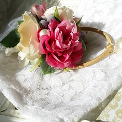 mini rose series5collar(PINK)完売につき受注生産 再販×9 3枚目の画像