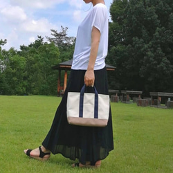 8号帆布トート(MT)スモーキーコーラル×スモーキーブラウンsakurairo様 Msize 8号帆布トートバッグ トートバック スモーキーコーラル