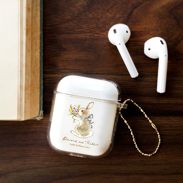 AirPods＆AirPods Proケース__Rabbit__｜うさぎ 1枚目の画像