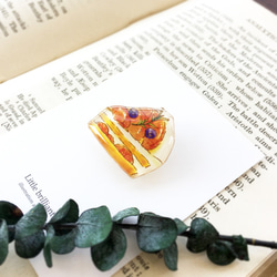 Orange cake brooch｜オレンジケーキブローチ 3枚目の画像