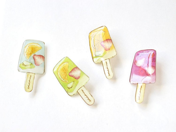 FRUIT ICE CANDY BROOCH! 冰糖胸針 夏天 第1張的照片