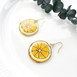 雑誌掲載｜Lemon earring｜レモンイヤリング〔夏のフル－ツ〕 4枚目の画像