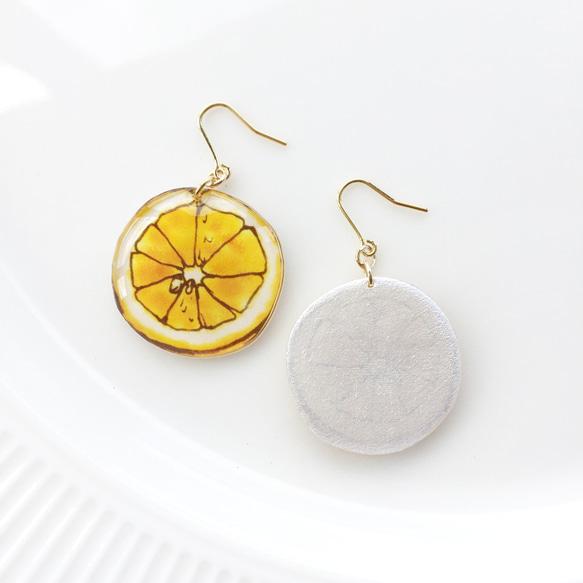 雑誌掲載｜Lemon earring｜レモンイヤリング〔夏のフル－ツ〕 5枚目の画像