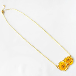 LONG LEMON NECKLACE レモンネックレス 3枚目の画像