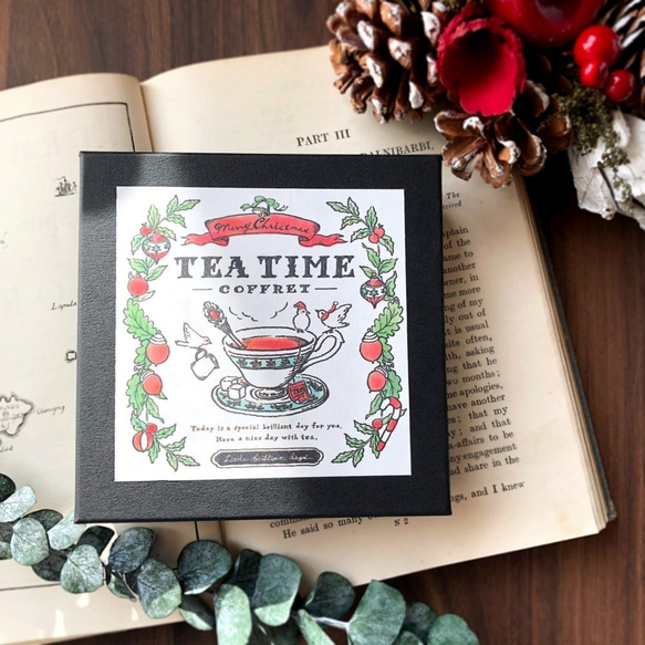 Teatime 聖誕奶昔 -RoseTea-｜聖誕奶昔 [玫瑰茶] 耳環 第5張的照片