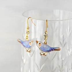 Bird earring｜青い鳥のイヤリング ホワイトデー 4枚目の画像