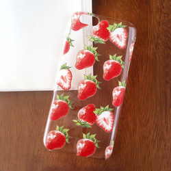 [iPhone13] Strawberry CLEAR CASE | 草莓智能手機殼春夏水果 第1張的照片