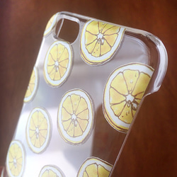 【iPhone13】LEMON CLEAR CASE｜レモンスマホケース 夏 3枚目の画像