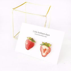 STRAWBERRY PIERCE｜いちごのイヤリング・ピアス 1枚目の画像