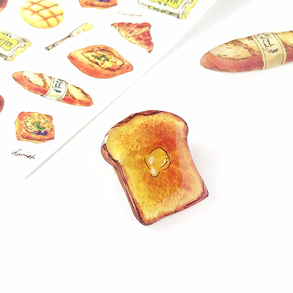 WHITE BREAD BROOCH｜麵包胸針 第1張的照片