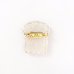 WHITE BREAD BROOCH｜食パンブローチ 3枚目の画像